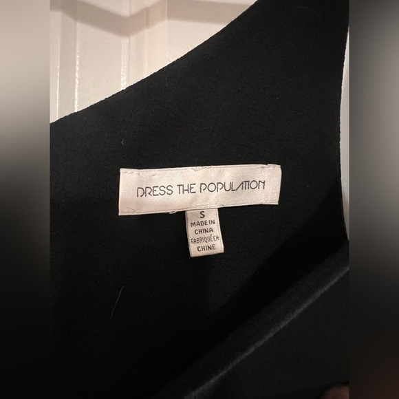Dress the population black dress - Size S - Picture 2 of 3